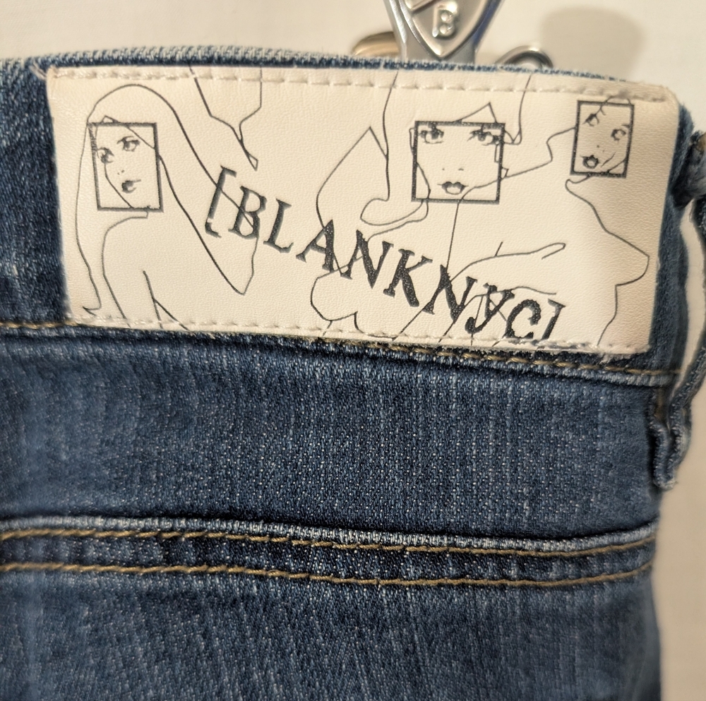 BlankNYC Dark Wash Mid Rise Skinny Jeans, Size 29 - Picture 6 of 9